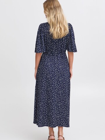 Fransa Midikleid ' FRKAMMA ' in Blau