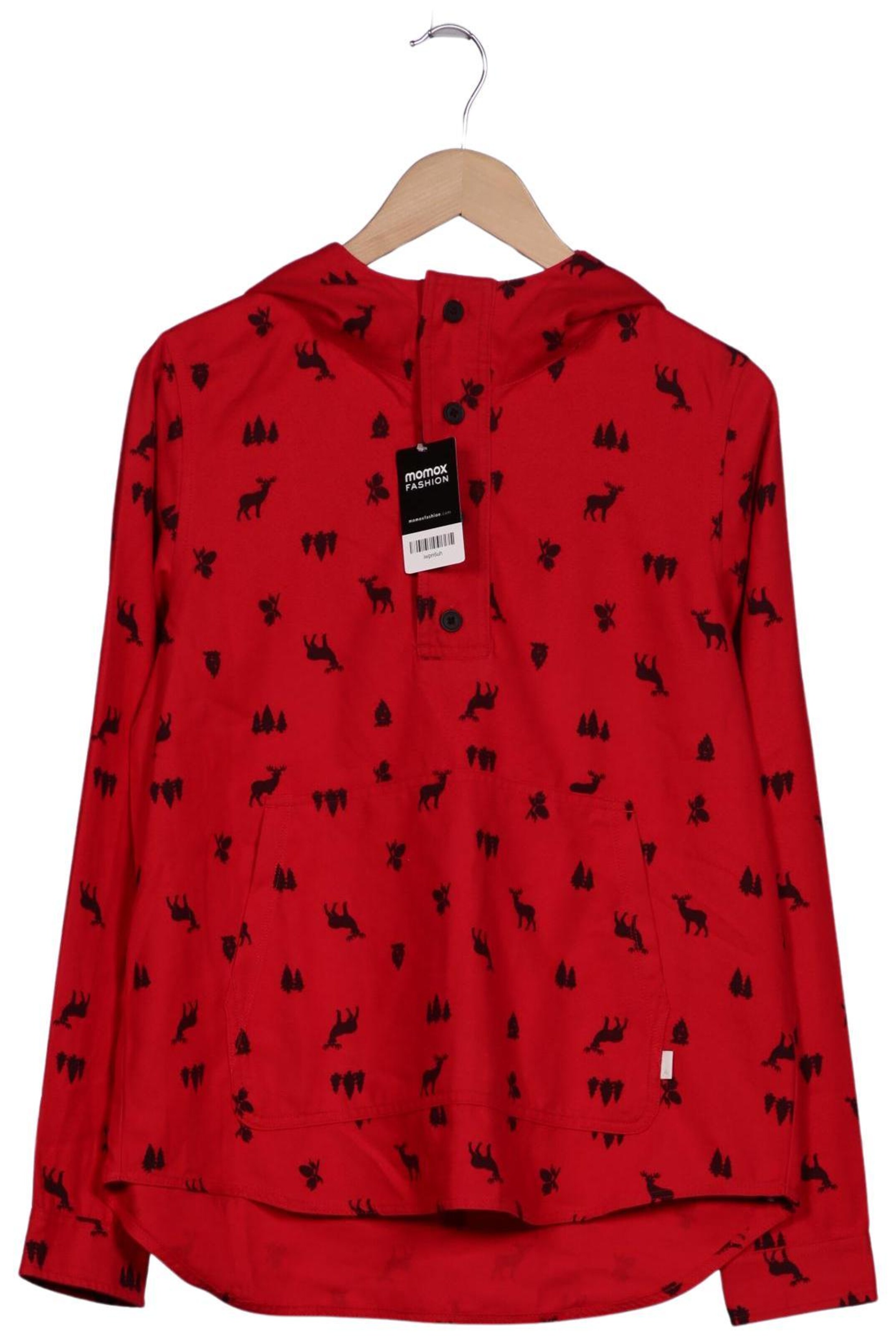 BURTON Sweatshirt & Zip-Up Hoodie in L in Red: front