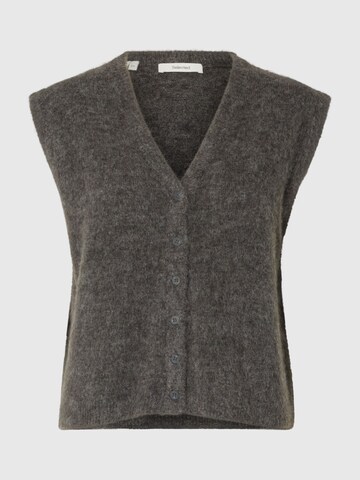 SELECTED - Chaleco de punto en gris