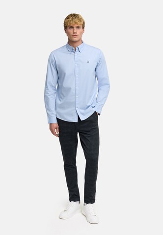 Kronstadt Regular fit Button Up Shirt 'Brad' in Blue