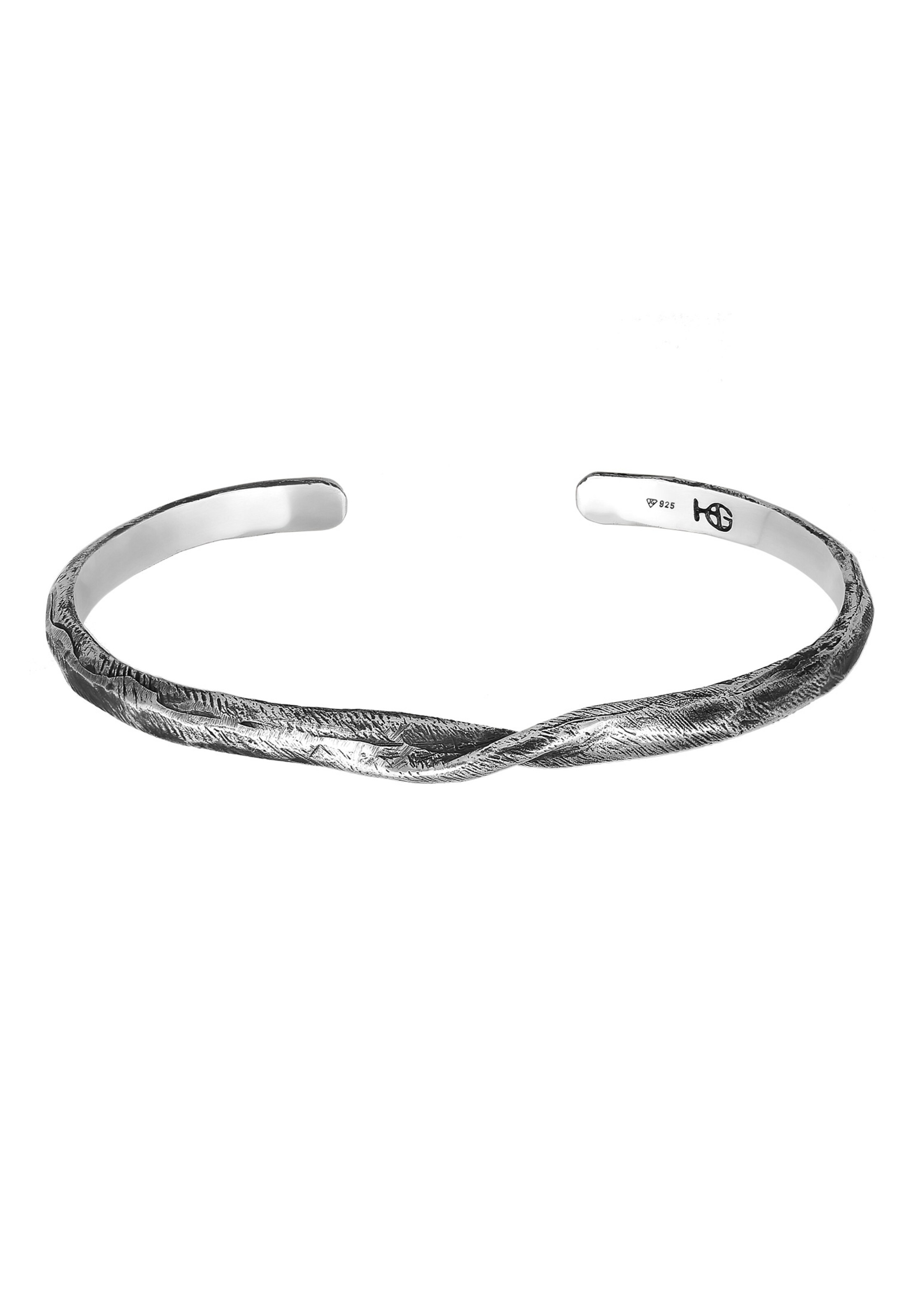 Haze&Glory Bracelet 'Twisted' in Silver: front