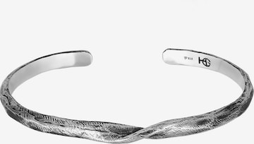 Haze&Glory Armband 'Twisted' in Silber: predná strana