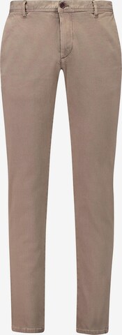 Alberto Regular Chino Pants in Beige: front