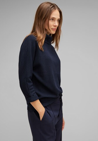 STREET ONE Sweater in Blue: front