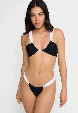 LSCN by LASCANA Triangle Bikini in Black: front
