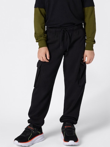 Champion Authentic Athletic ApparelTapered Hlače - crna boja: prednji dio