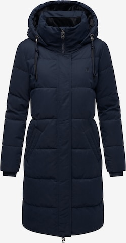 Manteau d’hiver NAVAHOO en bleu : devant
