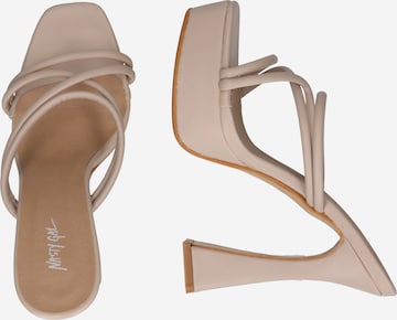 Nasty Gal Pantolette i beige