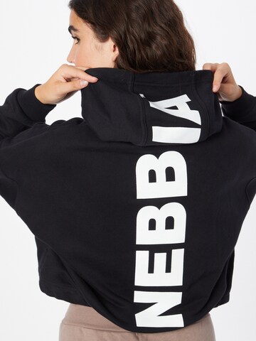 NEBBIA Athletic Sweatshirt in Black