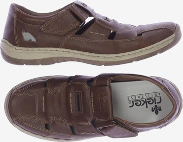 Rieker Flats & Loafers in 41 in Brown: front