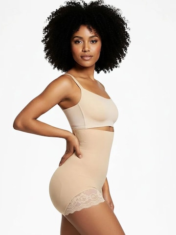 Shapetape Shapingbroek 'Corrigerende High Waist Slip met Kant' in Beige