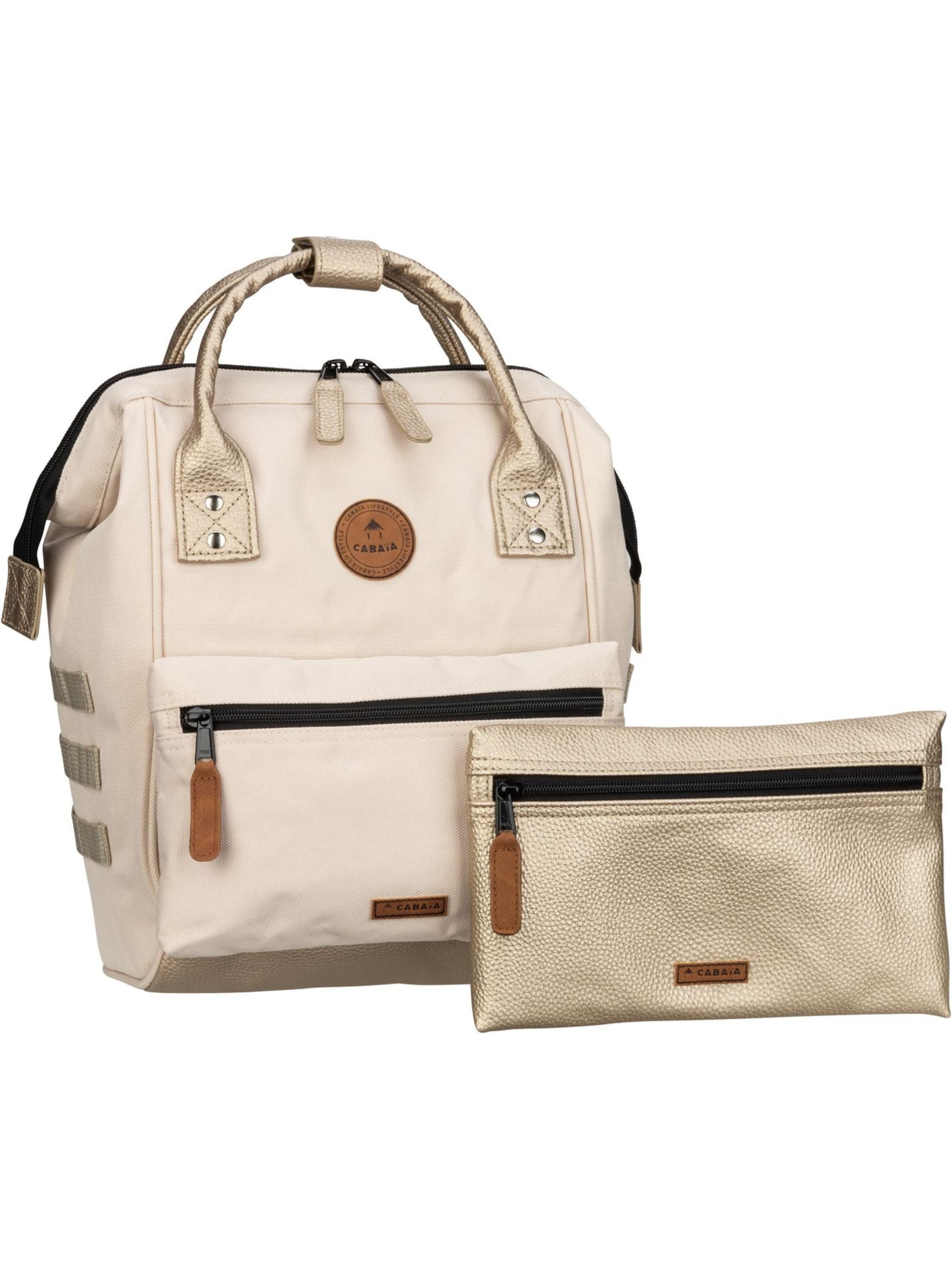 Cabaia Backpack 'Adventurer' in Beige: front