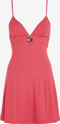 Tommy Jeans Dress 'Badge' in Pink: front