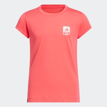 ADIDAS PERFORMANCE Shirt in Red: front