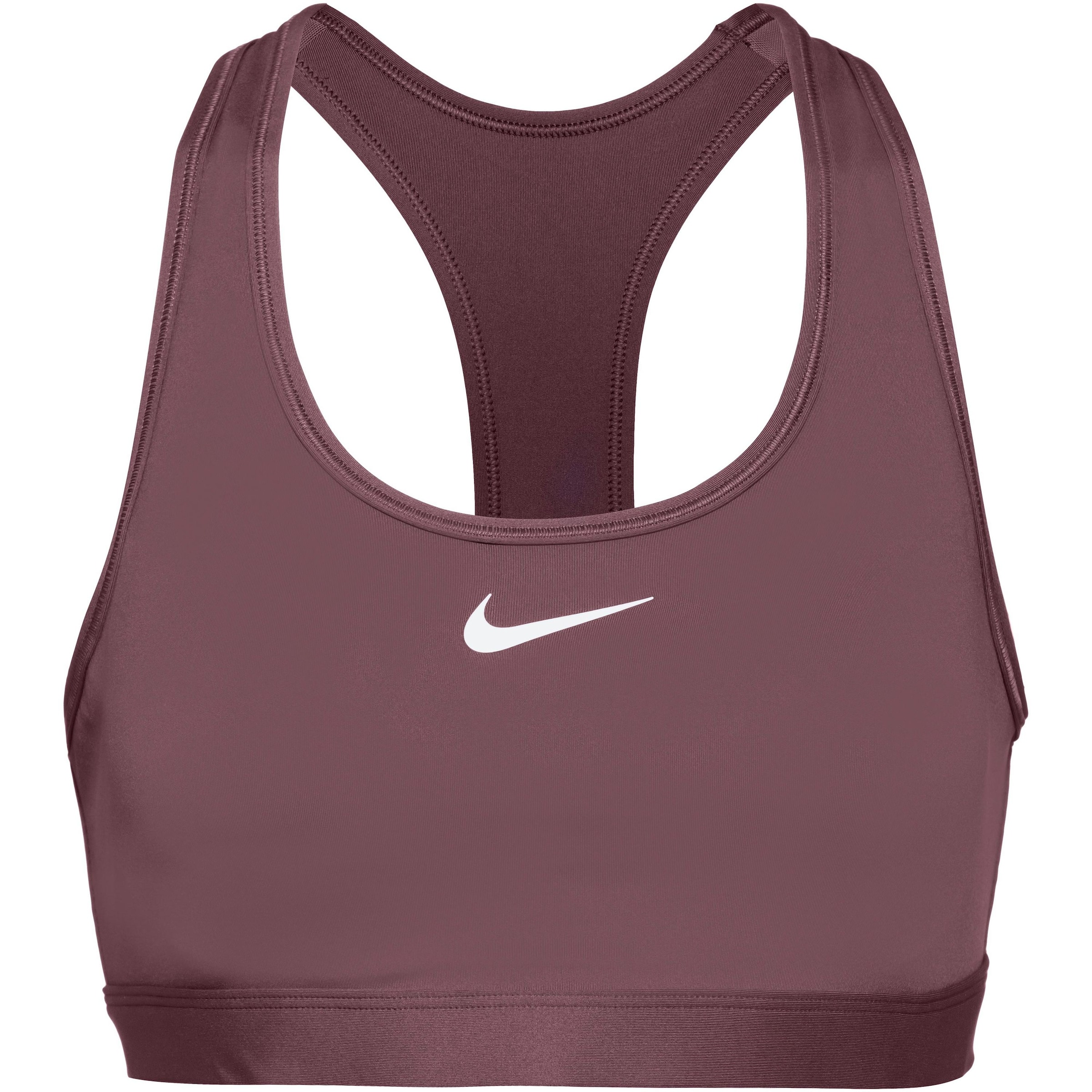 NIKE Sports bra 'SWOOSH' in Red: front