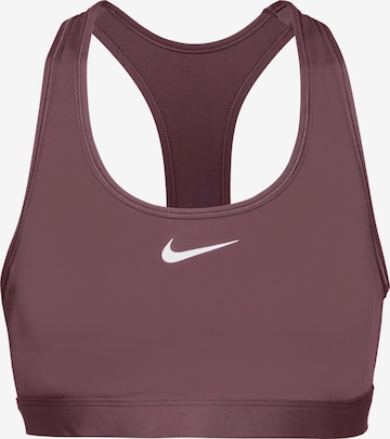NIKE Sports bra 'SWOOSH' in Red: front