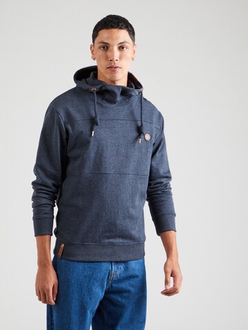 INDICODE JEANS Sweatshirt 'Alessin' in Blau: Vorderseite