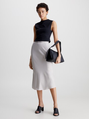 Calvin Klein Regular Skirt in Grey