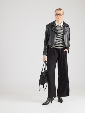 MORE & MORE - Pierna ancha Pantalón en azul