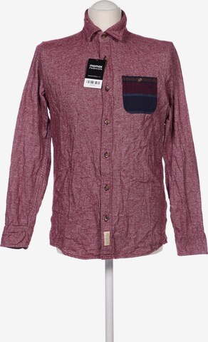 HOLLISTER Button Up Shirt in S in Red: front