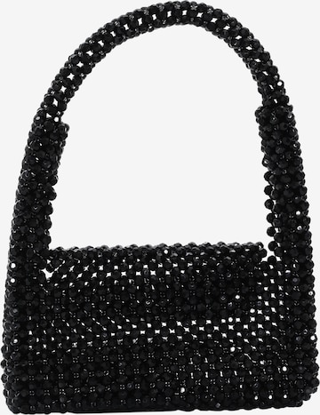 myMo at night Handbag in Black: front