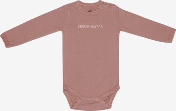 Bruuns Bazaar Kids Pajac/bodi 'Ida Sofie' | roza barva: sprednja stran