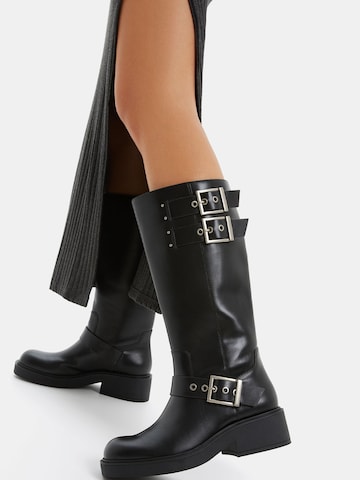 Bershka Csizma - fekete