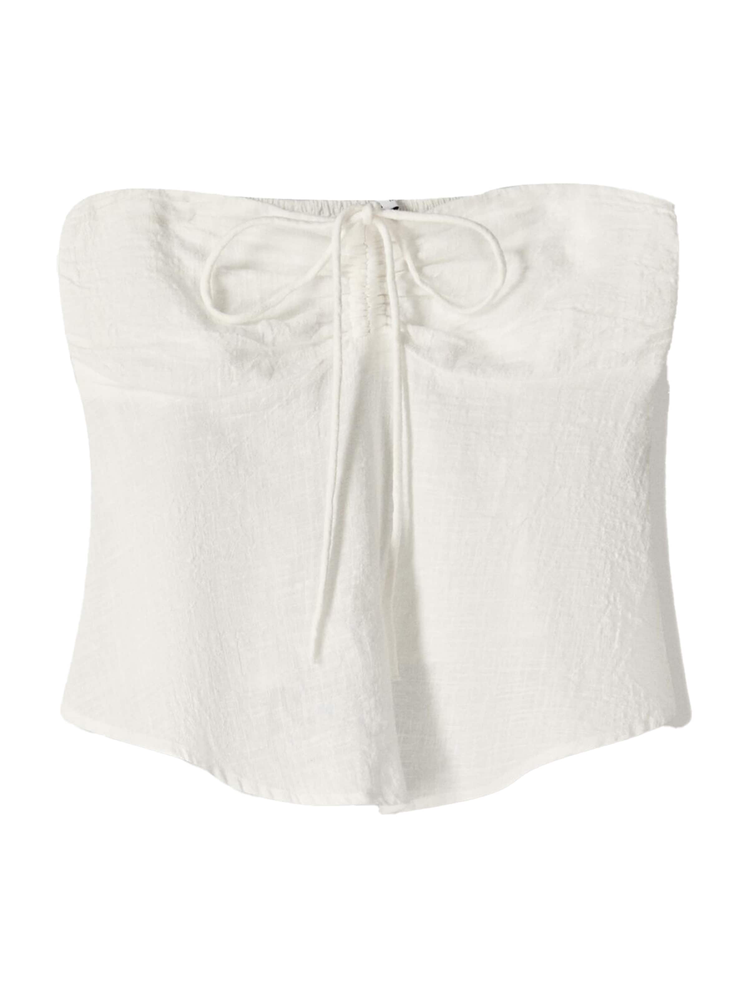 Bershka Overdel i hvid: forside