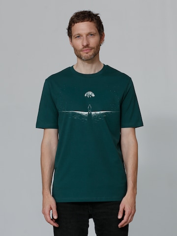 Watapparel Shirt 'Lost in space' in Green: front