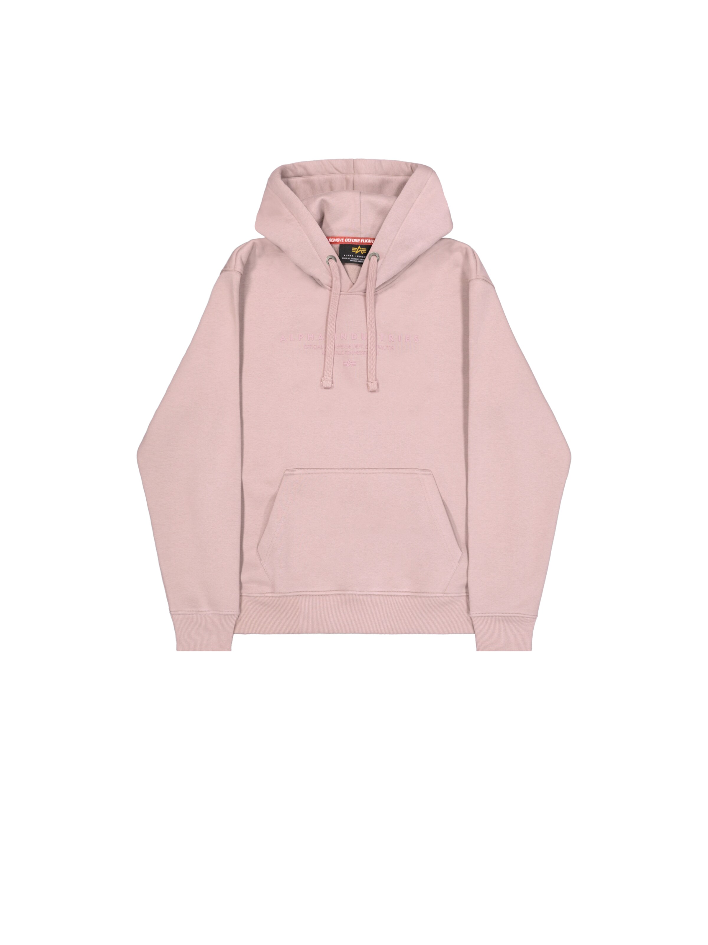 ALPHA INDUSTRIES Sweatshirt 'DTM' in Pink: Vorderseite