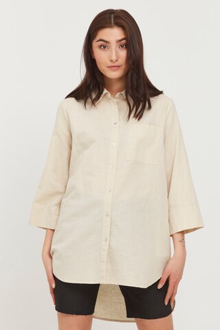 b.young - Blusa en beige: frente