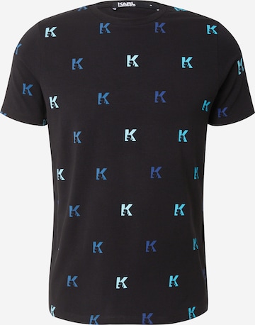 Karl Lagerfeld Тениска в черно: отпред