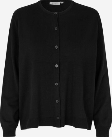 Masai Knit Cardigan 'MaLariba' in Black: front