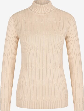 4funkyflavours Pullover '911' in Beige: predná strana