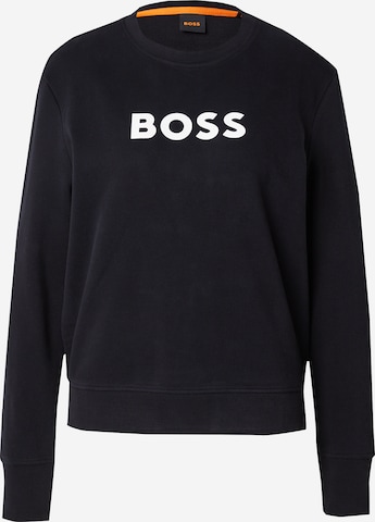 BOSS Sweatshirt 'Ela 6' in Black: front