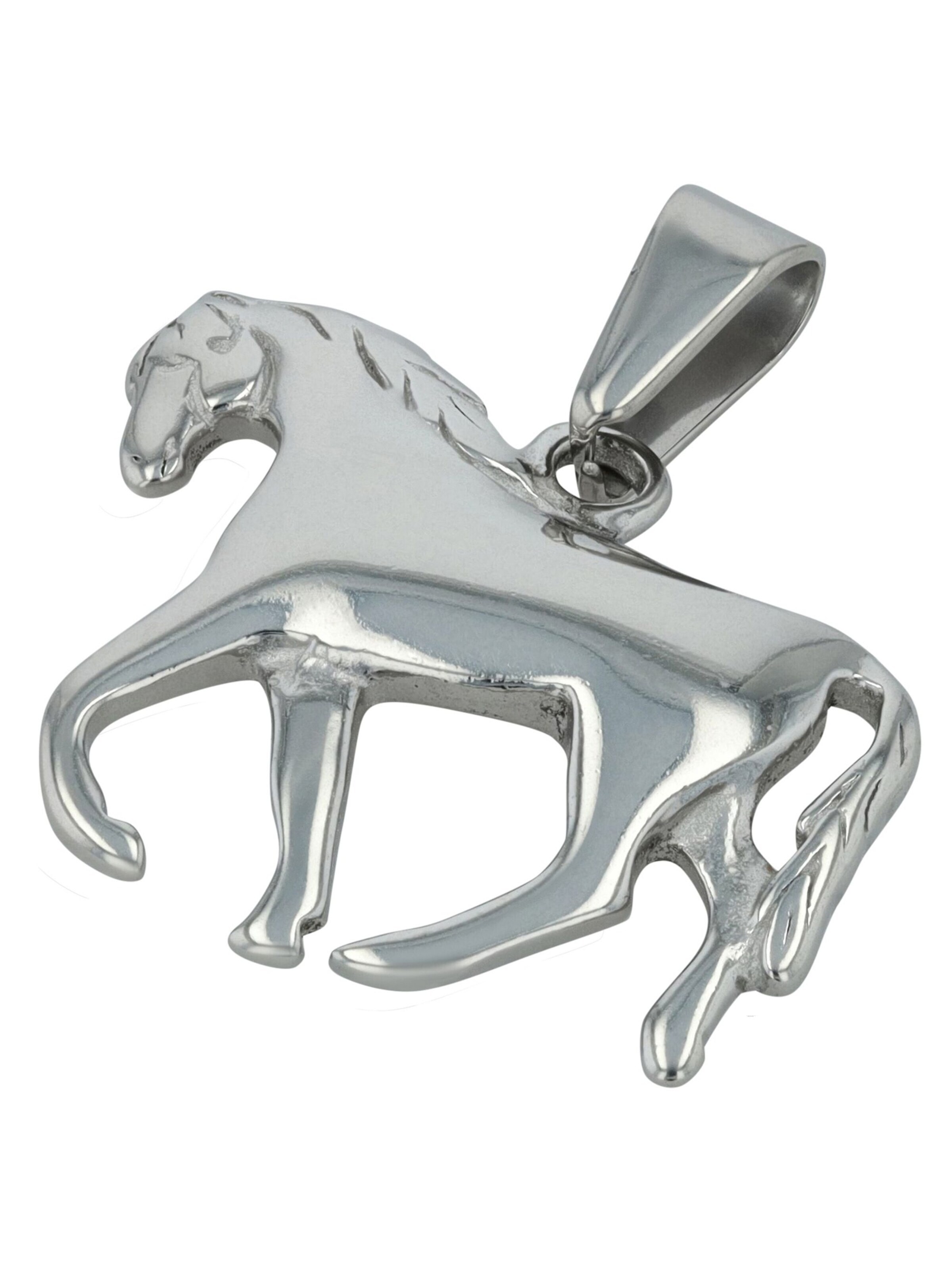 Akzent Pendant 'Amigo, langlebig' in Silver: front