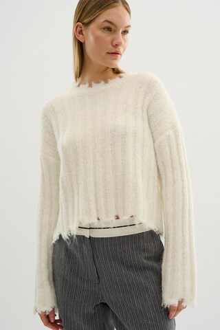 KAREN BY SIMONSEN Trui 'Sami' in Wit: voorkant