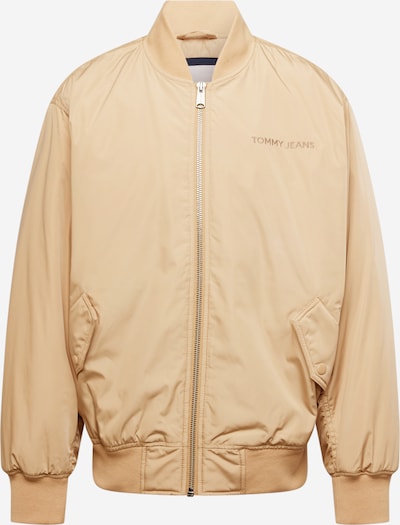 Tommy Jeans Prijelazna jakna u pijesak / tamno plava / crvena / bijela, Pregled proizvoda