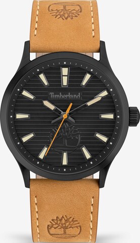 TIMBERLAND Analoog horloge 'TRUMBULL' in Bruin: voorkant