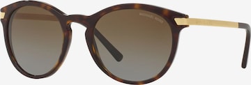 Lunettes de soleil MICHAEL Michael Kors en marron : devant