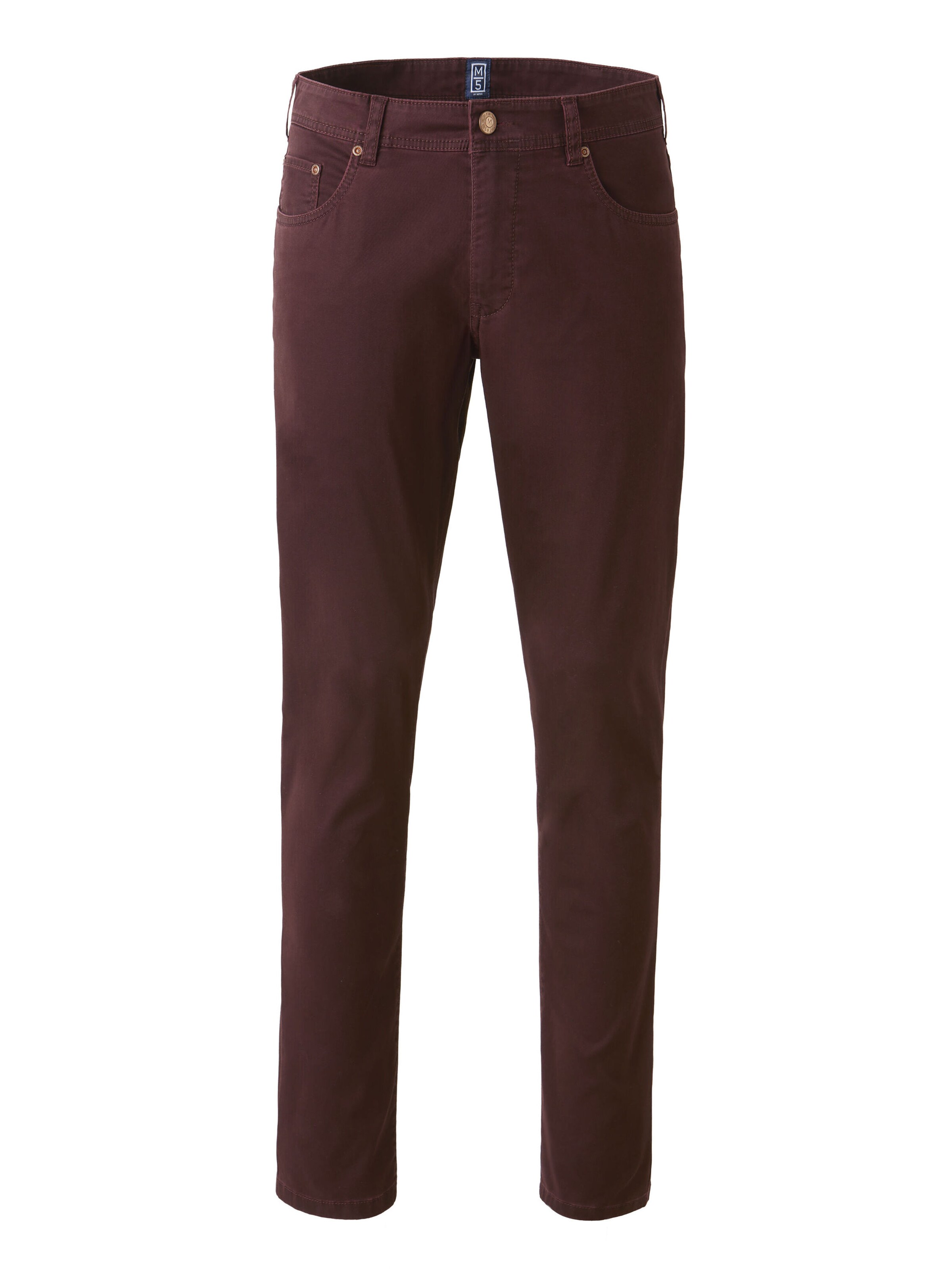 MEYER Chino Pants in Red: front