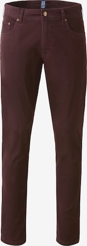 MEYER Chino Pants in Red: front