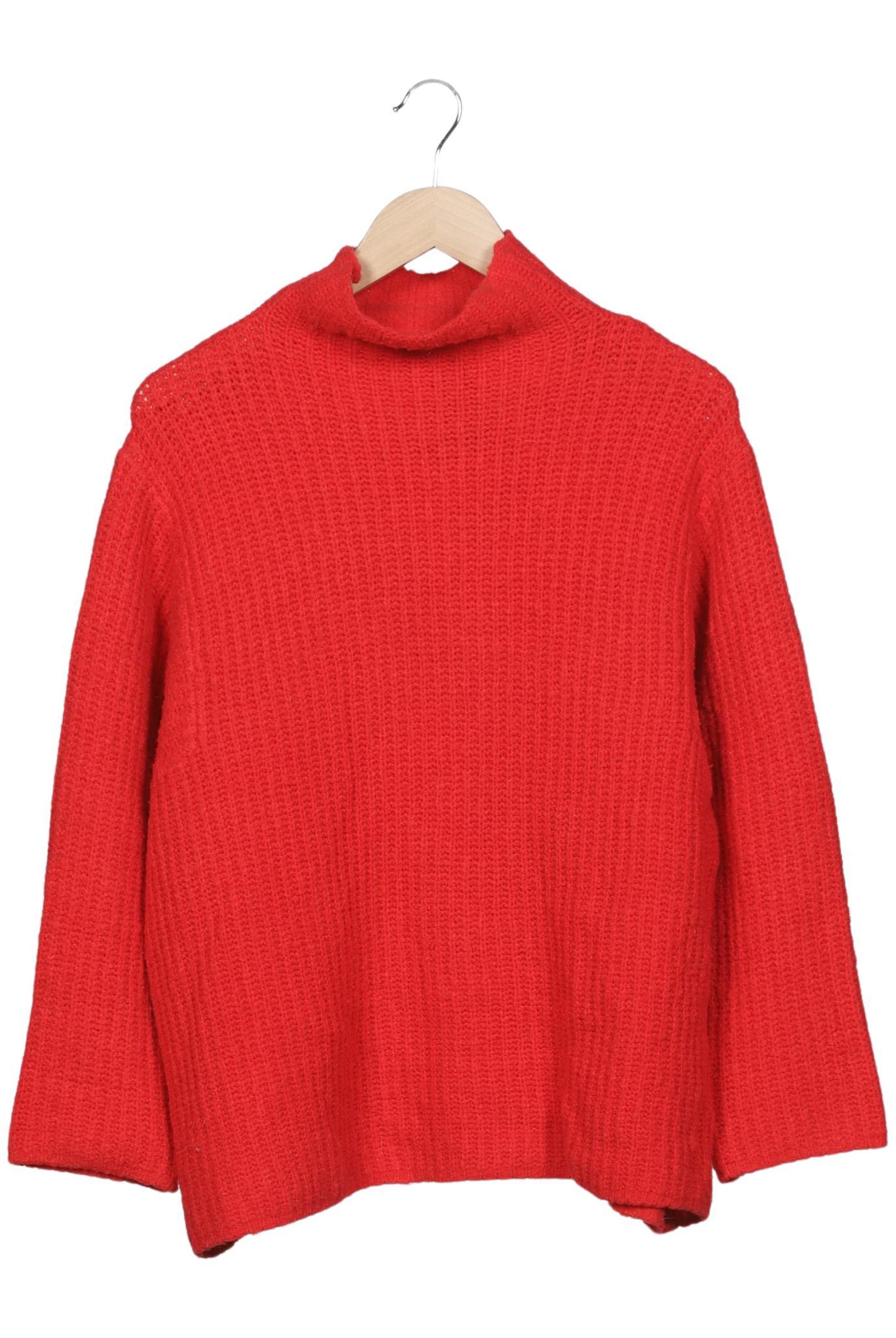 Bershka Sweater & Cardigan in S in Red: front