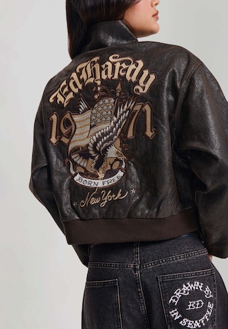 Ed Hardy Átmeneti dzseki 'Americana' - barna: hátul