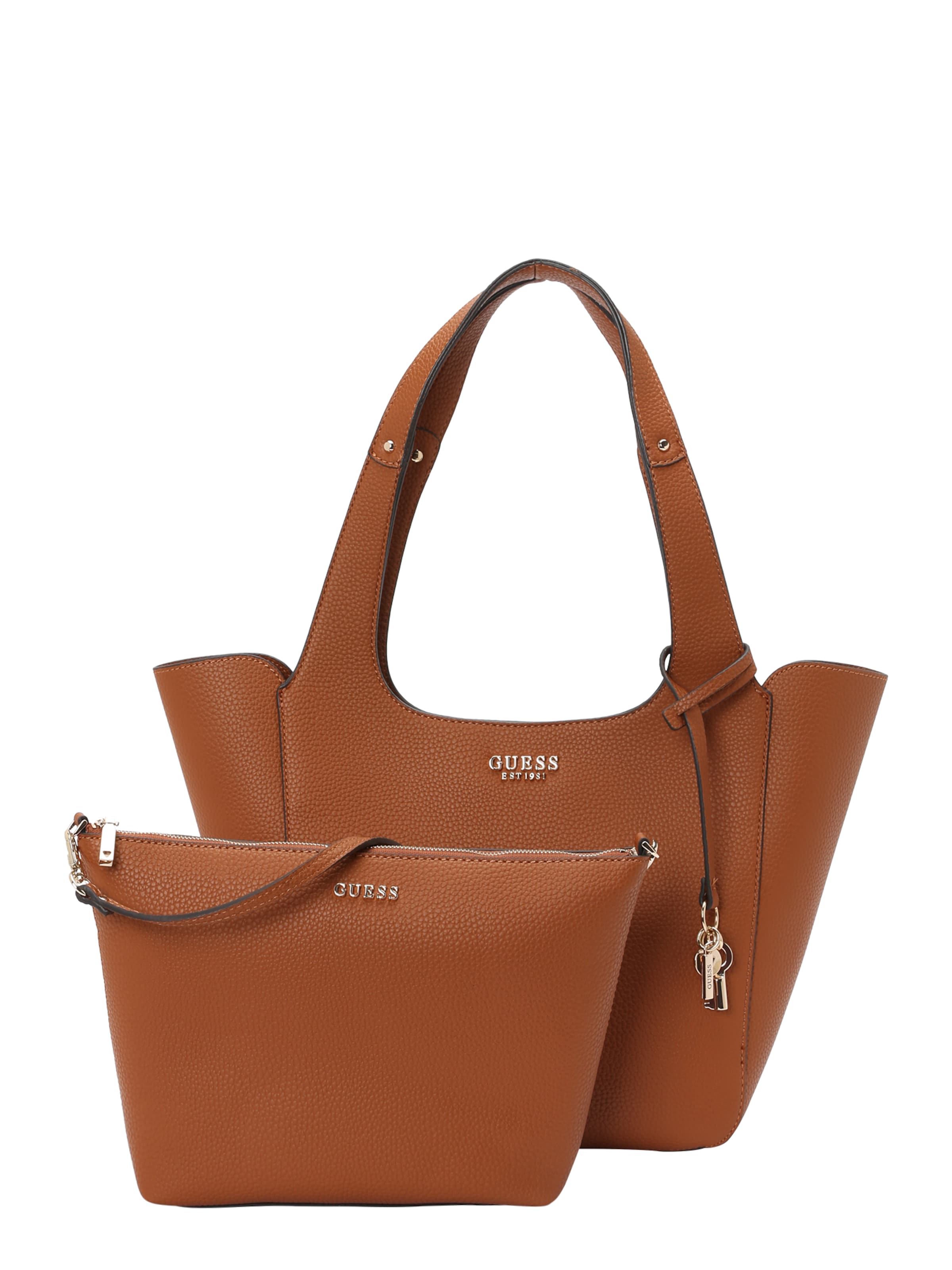 GUESS "Чанта тип ""Shopper""" 'CALISTA 2 IN 1 TOTE' в кафяво