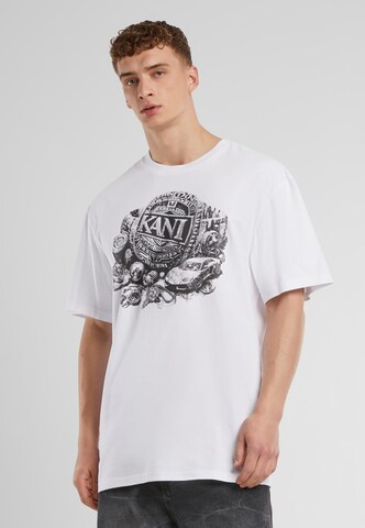 Karl Kani T-Shirt 'Icy Watch' in Weiß: Vorderseite