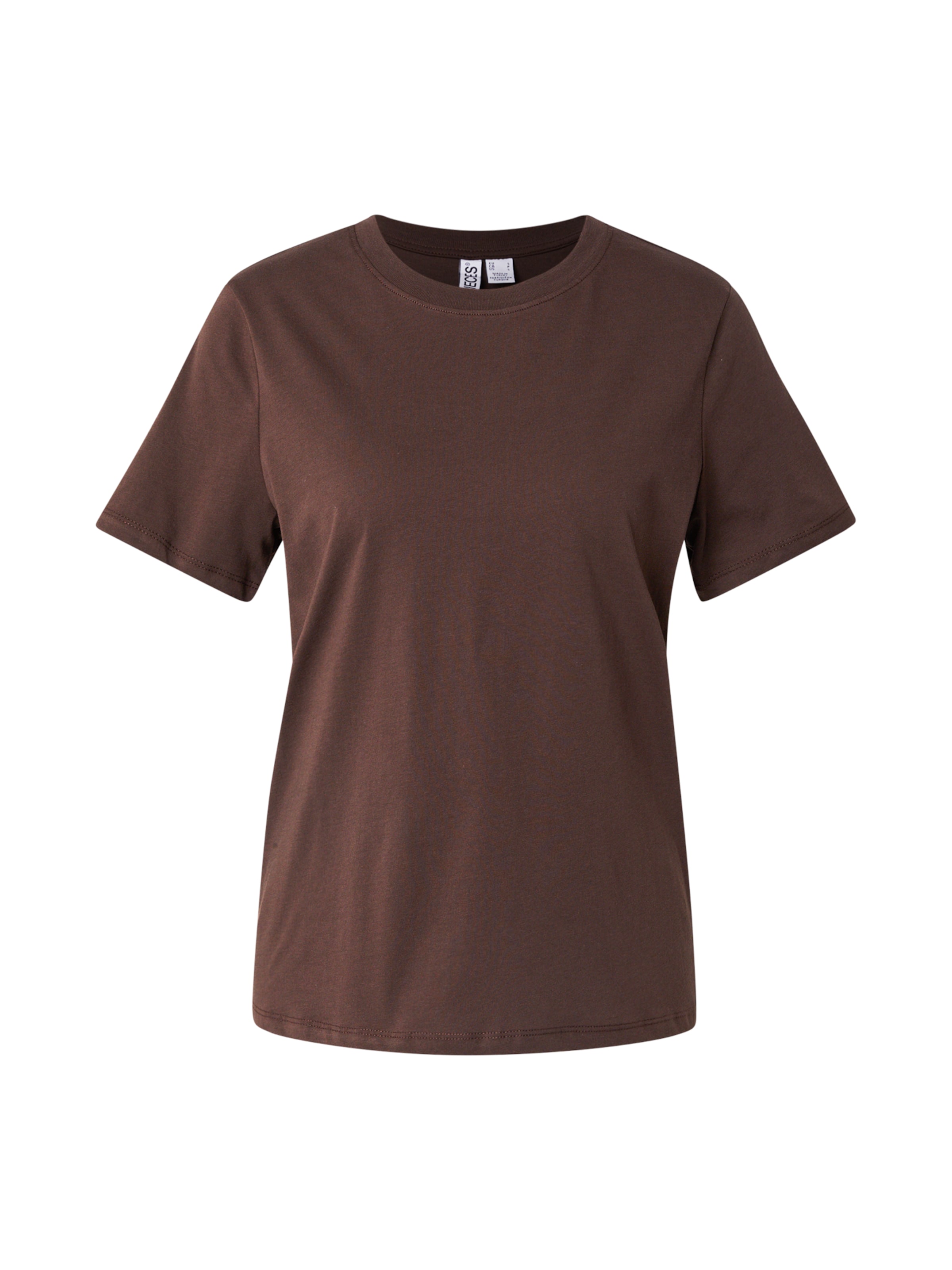 PIECES Shirt 'PCRia' in Bruin: voorkant