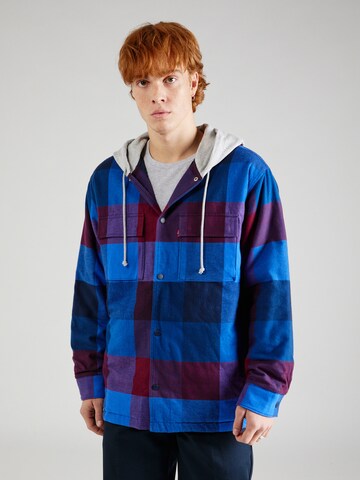 LEVI'S ® Between-season jacket 'Hooded Jack Worker' in Blue: front