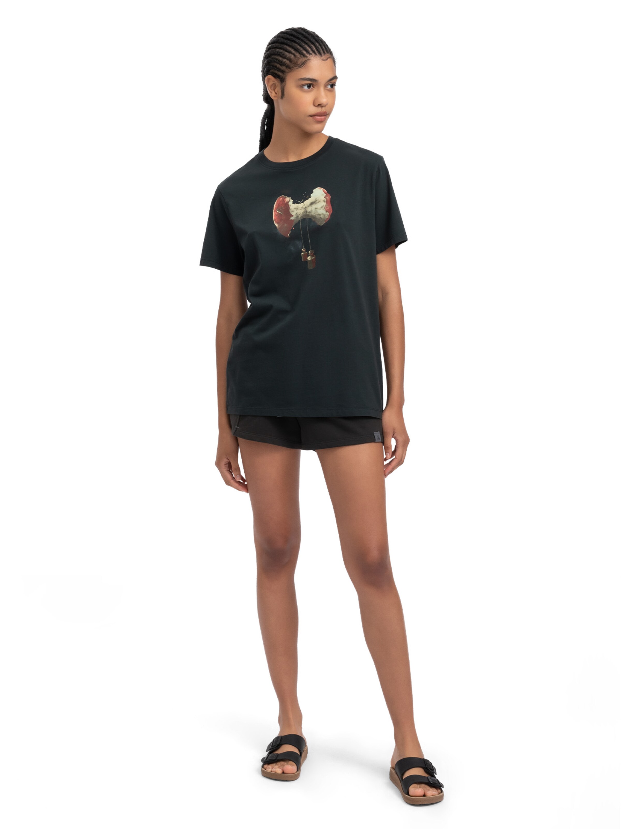 T-Shirt 'Bitten' Kaft en bleu