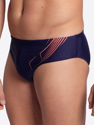 ARENA Athletic Swim Trunks 'DIVE' in Blue